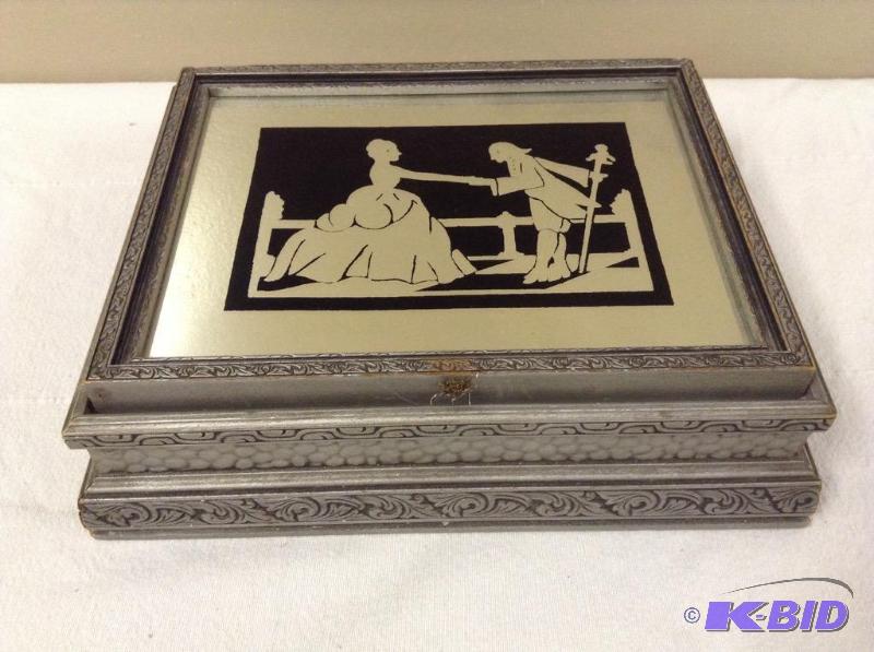 lot 32 image: Jewelry Box with Necklaces and Bracelets