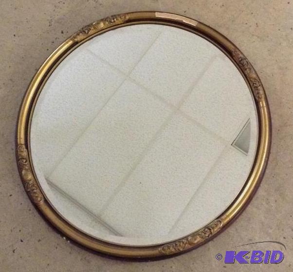 lot 55 image: Ornate Gold Framed Mirror