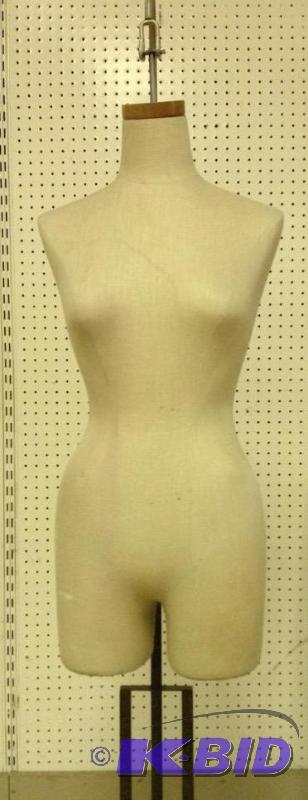 lot 72 image: Hanging Woman Torso Mannequin and Stand