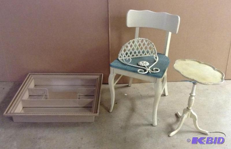 lot 84 image: Vintage Furniture - Shadow Box - Iron Wall Shelf