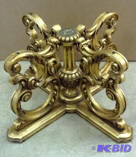 lot 85 image: Ornate Hollywood Regency Table Base