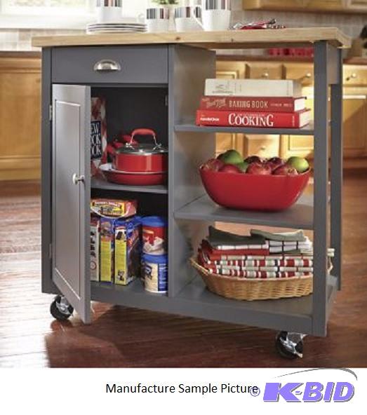 Kitchen Cart - Graphite Color -&nbspCart has...