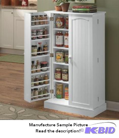 Double Door Pantry - White - Get rid of clutt...