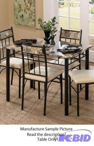 Faux Marble Dining Table - Table Only - Tabl...