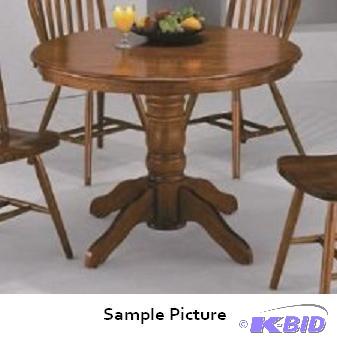Oak Pedestal Table -&nbspSimple charm that r...