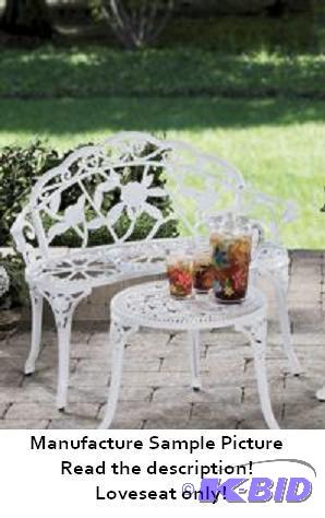 Cast Iron Loveseat - Carton B - White - Just ...