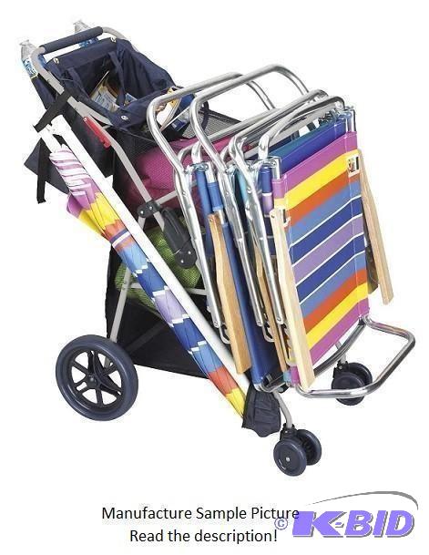 Wonder Wheeler Deluxe Ultimate Beach Cart by ...