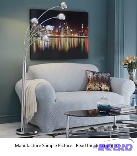 Lismore 5-Arm Floor Lamp -&nbspFive swivel a...