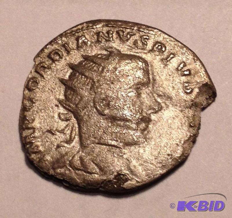 Ancient Roman Silver Coin  Gordian III 238-244 AD 1500 Years Old Nice Higher Grade Rare