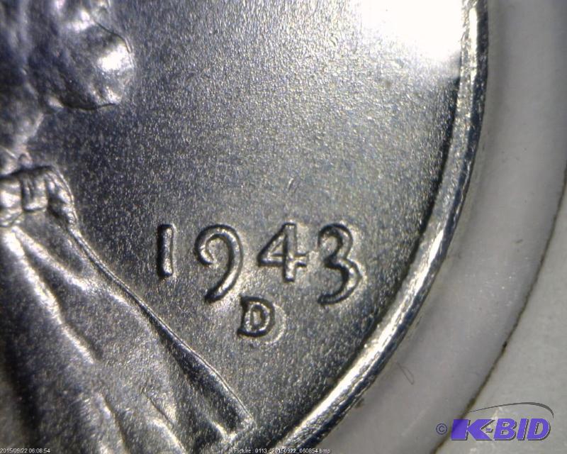 1943-D Doubled D Mint Mark Error Nice Gem BU