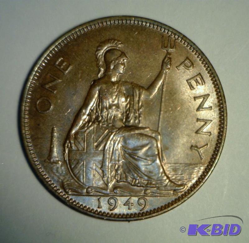 1949 Great Britain Large Cent Nice BU