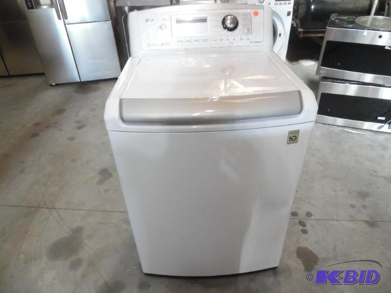 LG 4.9 cu. ft. High-Efficiency Top Load Washer in White, ENERGY STAR