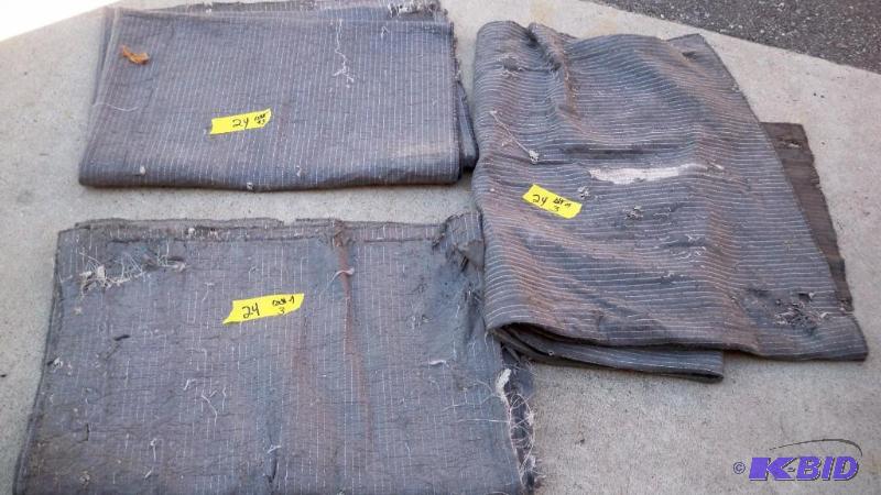 SET OF 3 WELDING BLANKETS...