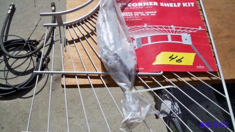 NEW WIRE CORNER SHELF KIT...