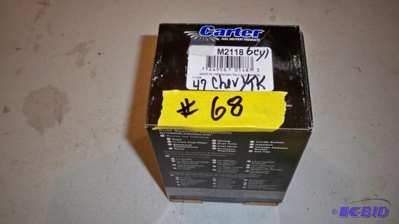 GOOD USED FUEL PUMP, 47 CHEVY 6 CYCLE...