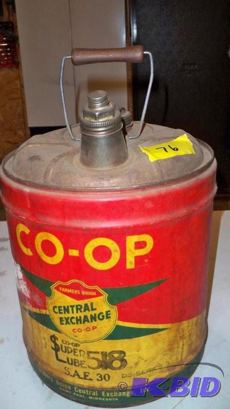 CO-OP COLLECTOR OIL CAN...