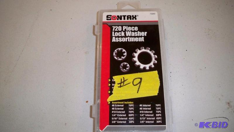 NEW IN BOX, 720 PIECE LOCK WASHER ASSORTMENT...