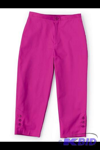 lot 16 image: Monroe and Main Azalea Stretch Button-Leg Cap...