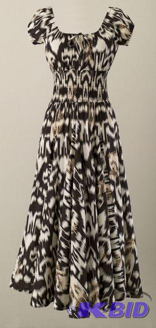 lot 21 image: Seventh Avenue Nina Gold-Stamped Dress - Size...