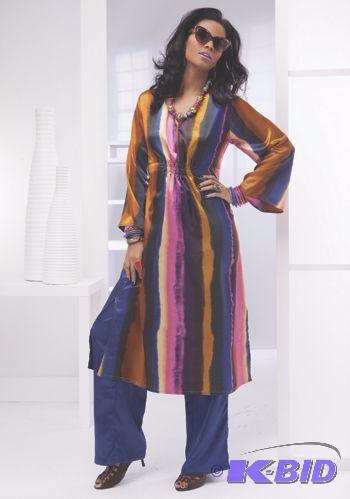 lot 71 image: Ashro&nbspDestra&nbspNavy Multi Pant Set&nb...