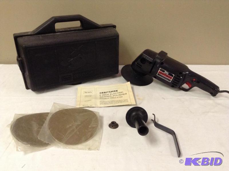 lot 10 image: Craftsman 6 Electric Sander Polisher