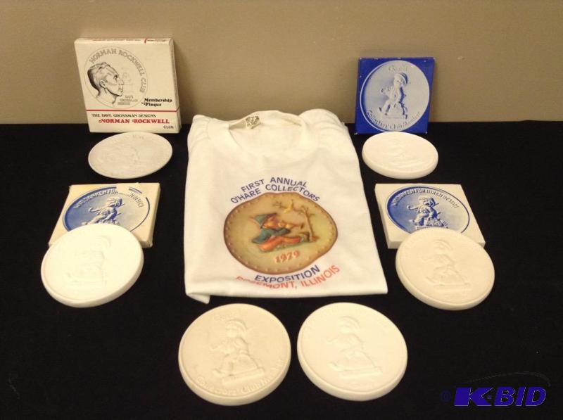 lot 19 image: Hummel & Rockwell Plaques & Shirt