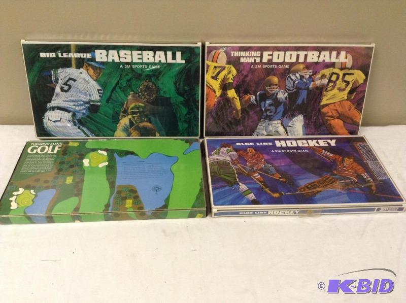 lot 27 image: 3M Sports Games - Football, Hockey, Baseball & Golf