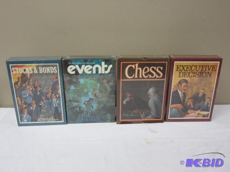 lot 4 image: 4 Sealed 3M Games Bookstore Classic Games