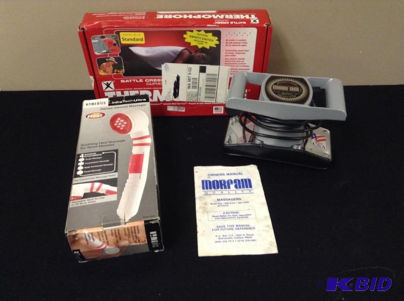 lot 51 image: Lot Massagers & Heatwraps