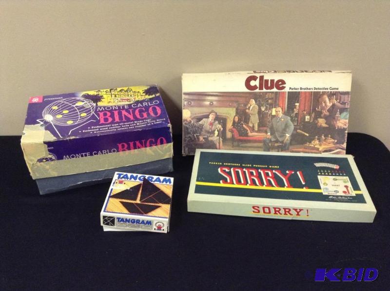 lot 65 image: 4 Vintage Games