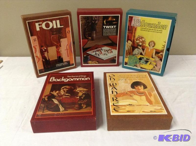lot 7 image: 5 Vintage 3M Bookstore Games