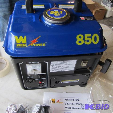 lot 101 image: Wen 850 Generator
