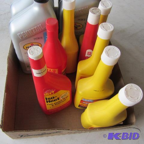lot 156 image: Motor Oil 5W20, Antifreeze