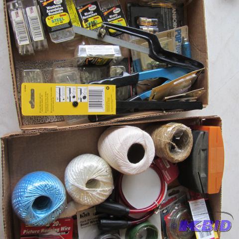 lot 181 image: Riveter, Saws, String, Wire