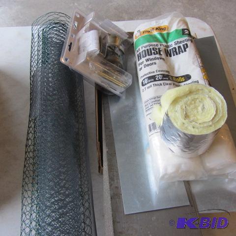 lot 183 image: Metal Sheeting, Garden Wire