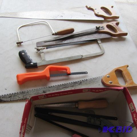 lot 212 image: Variety Of Saws