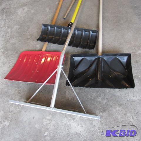 lot 218 image: Roof Rake, Shovels