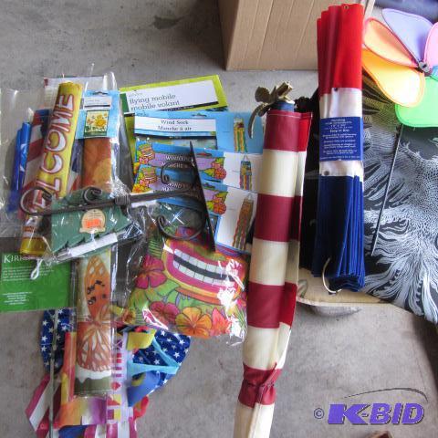 lot 62 image: Banner, Wind Socks, Bunting
