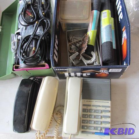 lot 99 image: Cable, Connectors, Phones