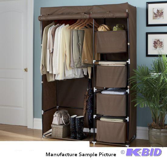 Dark Brown Storage Closet - Got stuff Tuck i...