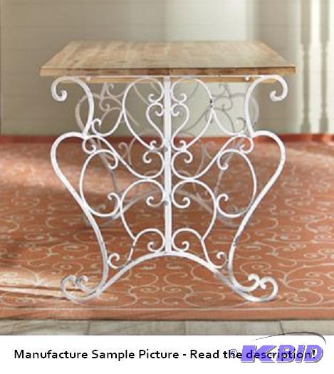 Chelsea Manor Scrolled Table - Rustic eleganc...