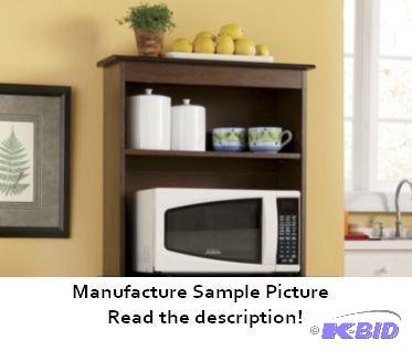 Haley Microwave Hutch - Walnut - Hutch has co...