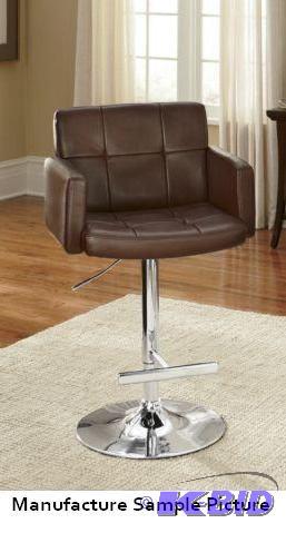 Brown Like Leather Plus Size Bar Stool - Has ...