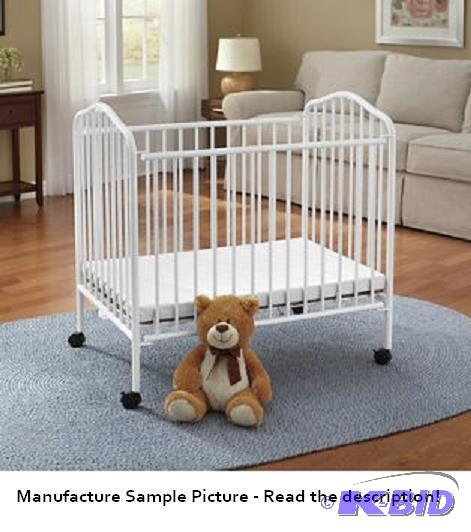 Portable Crib by L.A. Baby - White - Model CS...
