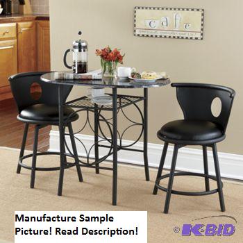 Three Piece&nbspBlack Bistro Set -&nbspIf y...
