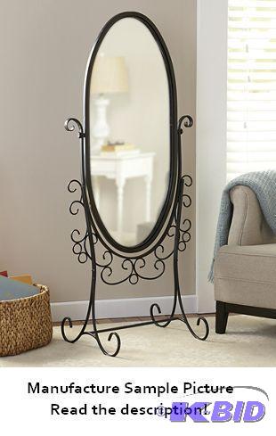 Oval Standing Scroll Mirror -&nbspIt not onl...