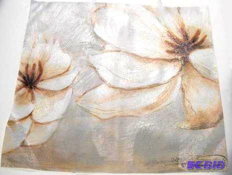 Cream Floral Wall Art - Retail $49.99 - The i...