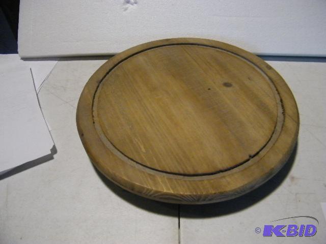 Round Wooden Display Stand for Centerpieces -...