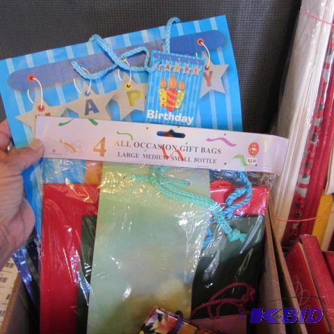 lot 133 image: Gift Cards, Wrap, Bags