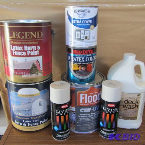 lot 135 image: Barn Paint, Wood Finish